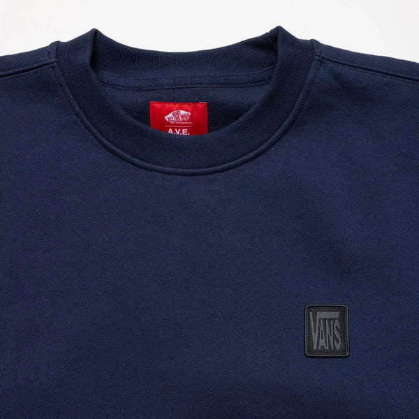 VANS Skate Pulóver Ave Crewneck Fleece Dress Blues