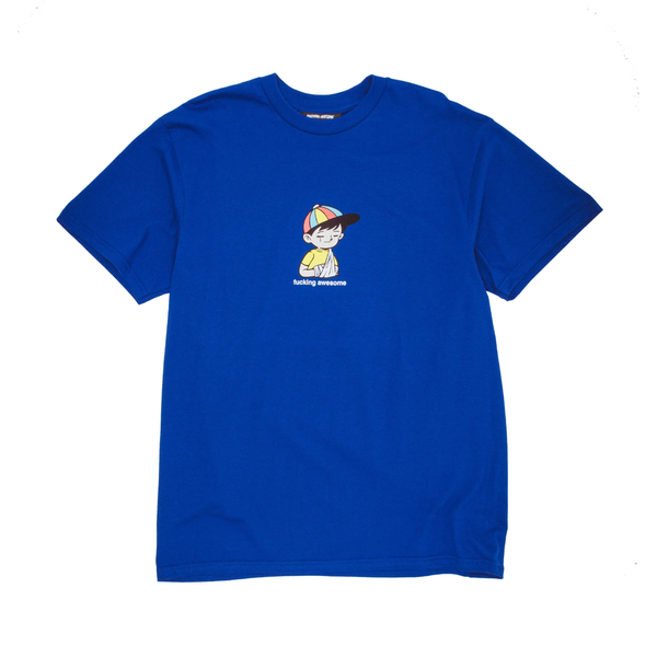 Fucking Awesome Wanto Kid Tee Royal