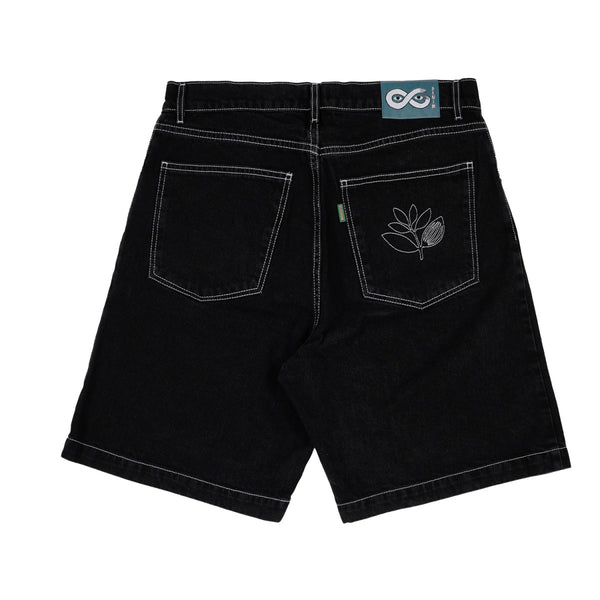 MAGENTA OG Denim Long Shorts - Black