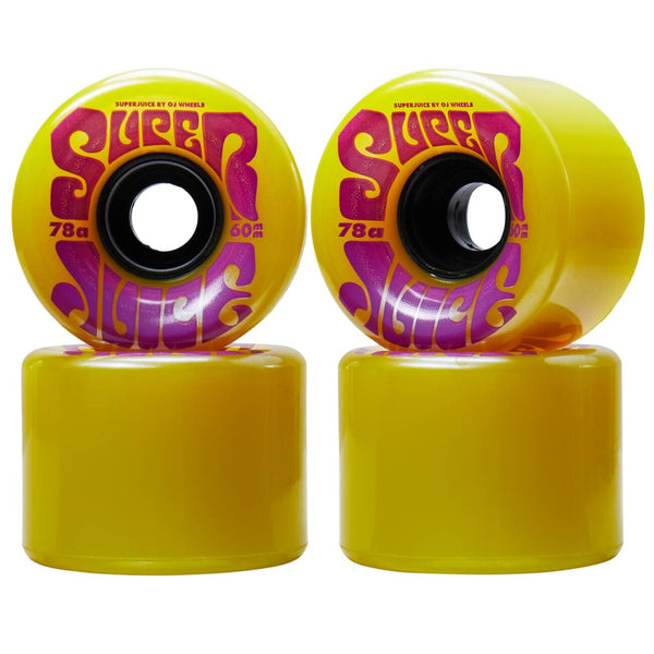 OJ Soft Wheels Super Juice 78a Yellow; 60MM